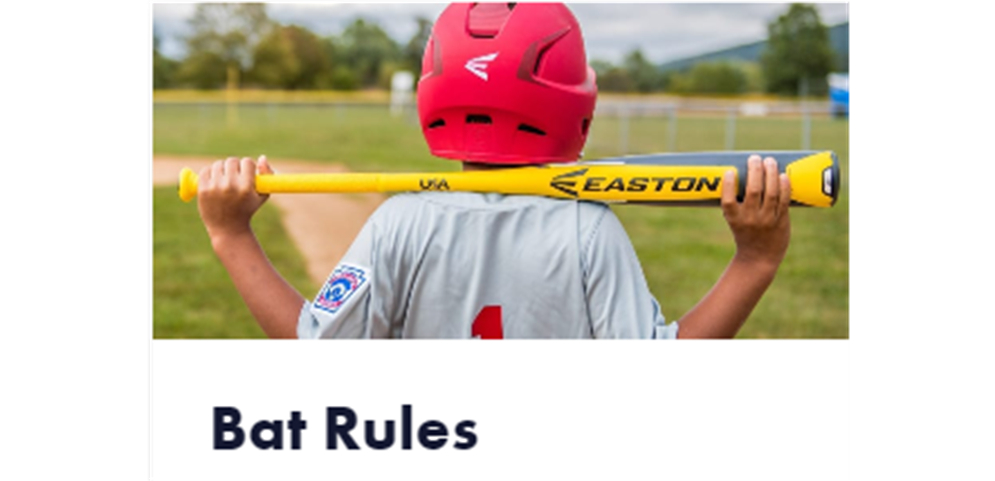 Little League Bat Rules 2024